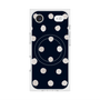 Premium Square Case with MagSafe［ Watercolor Dots Retro Color - Navy ］