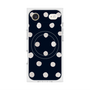 Premium Square Case with MagSafe［ Watercolor Dots Retro Color - Navy ］