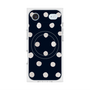 Premium Square Case with MagSafe［ Watercolor Dots Retro Color - Navy ］