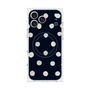 Premium Square Case with MagSafe［ Watercolor Dots Retro Color - Navy ］