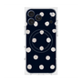 Premium Square Case with MagSafe［ Watercolor Dots Retro Color - Navy ］