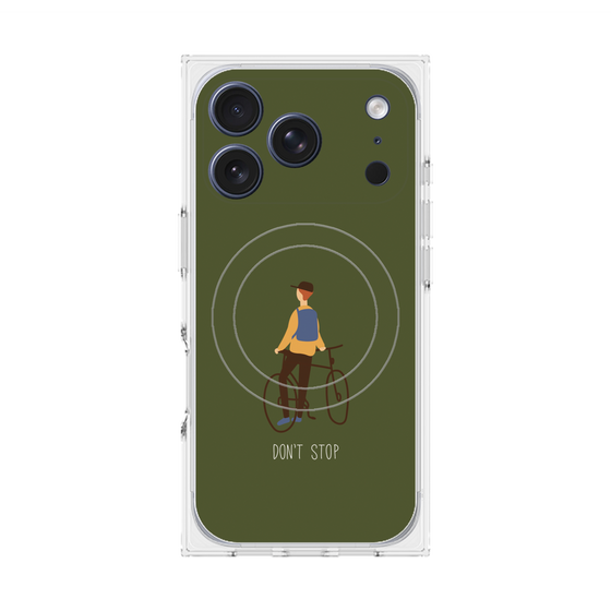 Premium Square Case with MagSafe［ Dont stop - Green ］