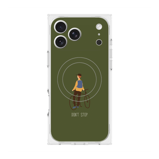 Premium Square Case with MagSafe［ Dont stop - Green ］