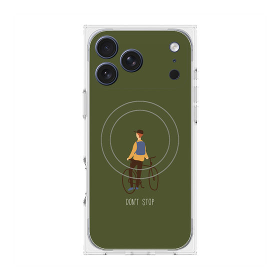 Premium Square Case with MagSafe［ Dont stop - Green ］