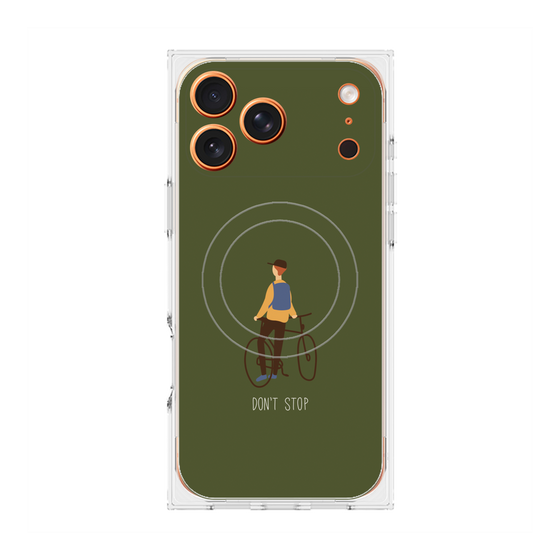 Premium Square Case with MagSafe［ Dont stop - Green ］