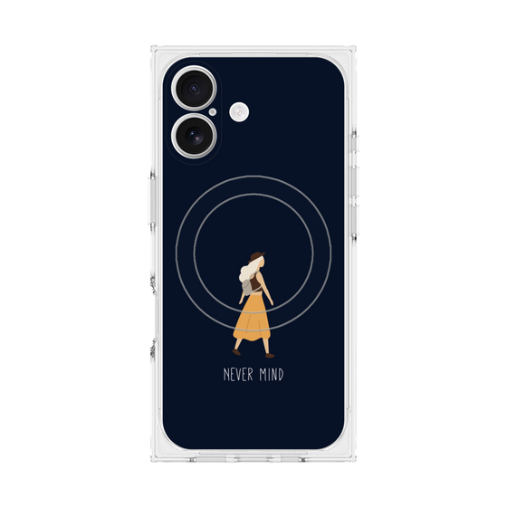 Premium Square Case with MagSafe［ Never Mind - Navy ］