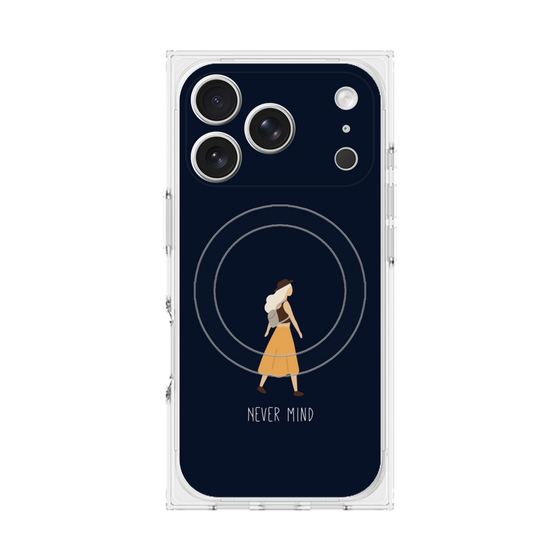 Premium Square Case with MagSafe［ Never Mind - Navy ］