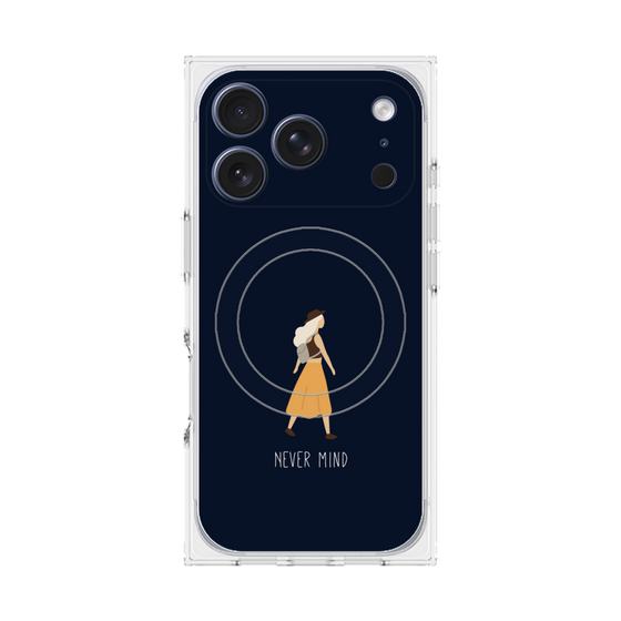 Premium Square Case with MagSafe［ Never Mind - Navy ］