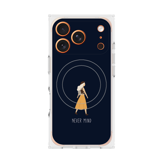 Premium Square Case with MagSafe［ Never Mind - Navy ］