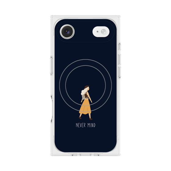 Premium Square Case with MagSafe［ Never Mind - Navy ］