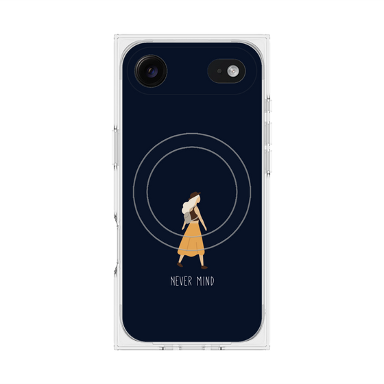 Premium Square Case with MagSafe［ Never Mind - Navy ］