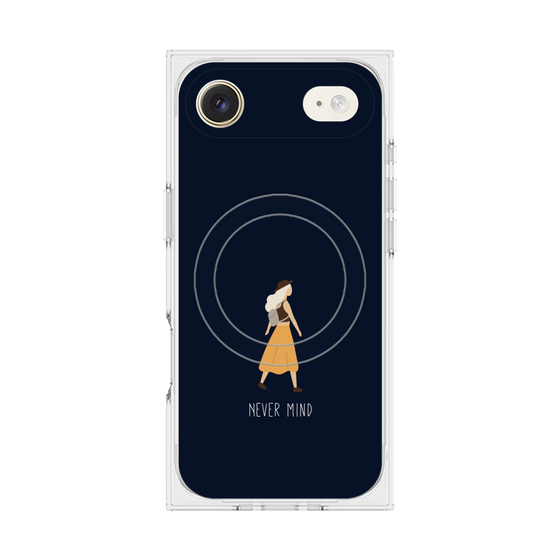 Premium Square Case with MagSafe［ Never Mind - Navy ］