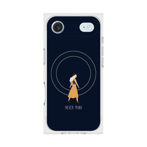 Premium Square Case with MagSafe［ Never Mind - Navy ］