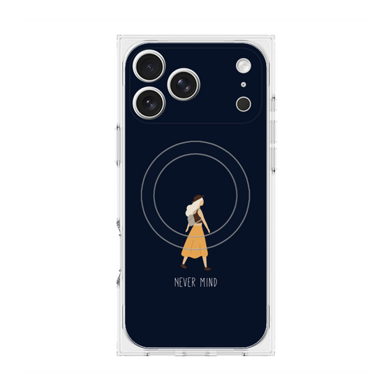 Premium Square Case with MagSafe［ Never Mind - Navy ］