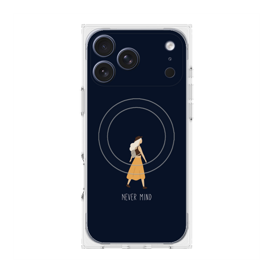 Premium Square Case with MagSafe［ Never Mind - Navy ］