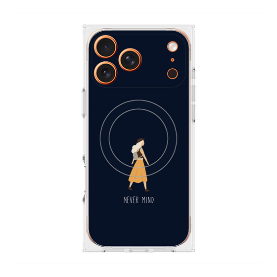 Premium Square Case with MagSafe［ Never Mind - Navy ］