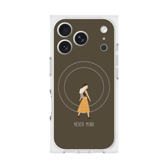 Premium Square Case with MagSafe［ Never Mind - Brown ］