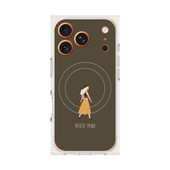 Premium Square Case with MagSafe［ Never Mind - Brown ］