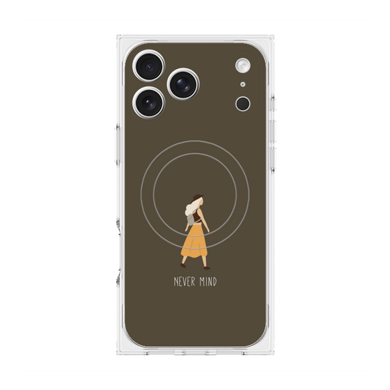 Premium Square Case with MagSafe［ Never Mind - Brown ］