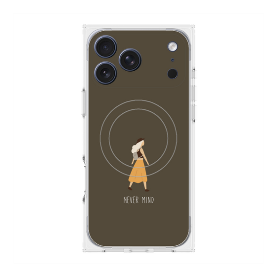 Premium Square Case with MagSafe［ Never Mind - Brown ］