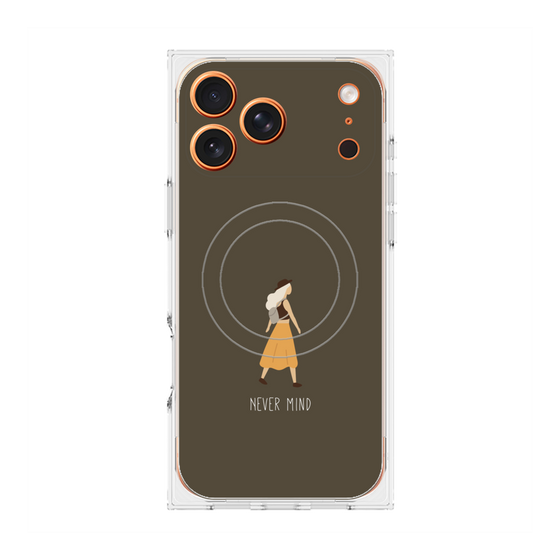 Premium Square Case with MagSafe［ Never Mind - Brown ］