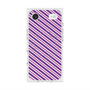 Premium Square Case with MagSafe［ Small Stripe - Purple × Pink ］