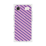 Premium Square Case with MagSafe［ Small Stripe - Purple × Pink ］