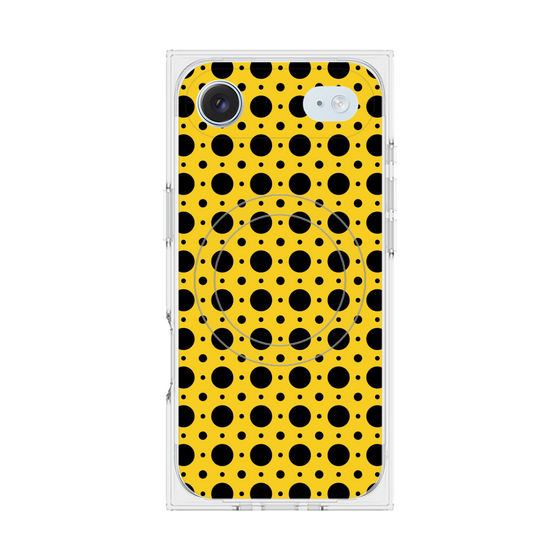 Premium Square Case with MagSafe［ Shower Dot - Yellow ］