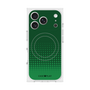 Premium Square Case with MagSafe［ Dot Gradation - Green ］