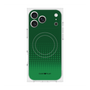 Premium Square Case with MagSafe［ Dot Gradation - Green ］