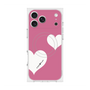Premium Square Case with MagSafe［ Two Hearts - Pink ］