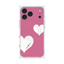 Premium Square Case with MagSafe［ Two Hearts - Pink ］