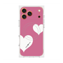 Premium Square Case with MagSafe［ Two Hearts - Pink ］