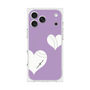 Premium Square Case with MagSafe［ Two Hearts - Purple ］