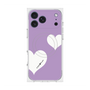 Premium Square Case with MagSafe［ Two Hearts - Purple ］
