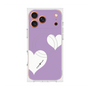 Premium Square Case with MagSafe［ Two Hearts - Purple ］