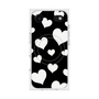 Premium Square Case with MagSafe［ Dot Hearts - Black ］