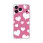 Premium Square Case with MagSafe［ Dot Hearts - Pink ］