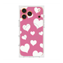 Premium Square Case with MagSafe［ Dot Hearts - Pink ］
