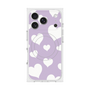 Premium Square Case with MagSafe［ Dot Hearts - Purple ］