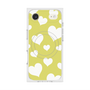 Premium Square Case with MagSafe［ Dot Hearts - Yellow ］