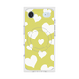 Premium Square Case with MagSafe［ Dot Hearts - Yellow ］
