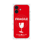 Premium Square Case with MagSafe［ FRAGILE - Red ］