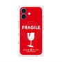 Premium Square Case with MagSafe［ FRAGILE - Red ］