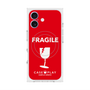 Premium Square Case with MagSafe［ FRAGILE - Red ］