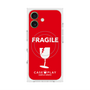 Premium Square Case with MagSafe［ FRAGILE - Red ］