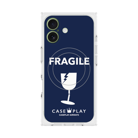 Premium Square Case with MagSafe［ FRAGILE - Navy ］