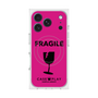 Premium Square Case with MagSafe［ FRAGILE - Pink ］