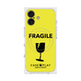 Premium Square Case with MagSafe［ FRAGILE - Yellow ］