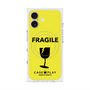 Premium Square Case with MagSafe［ FRAGILE - Yellow ］